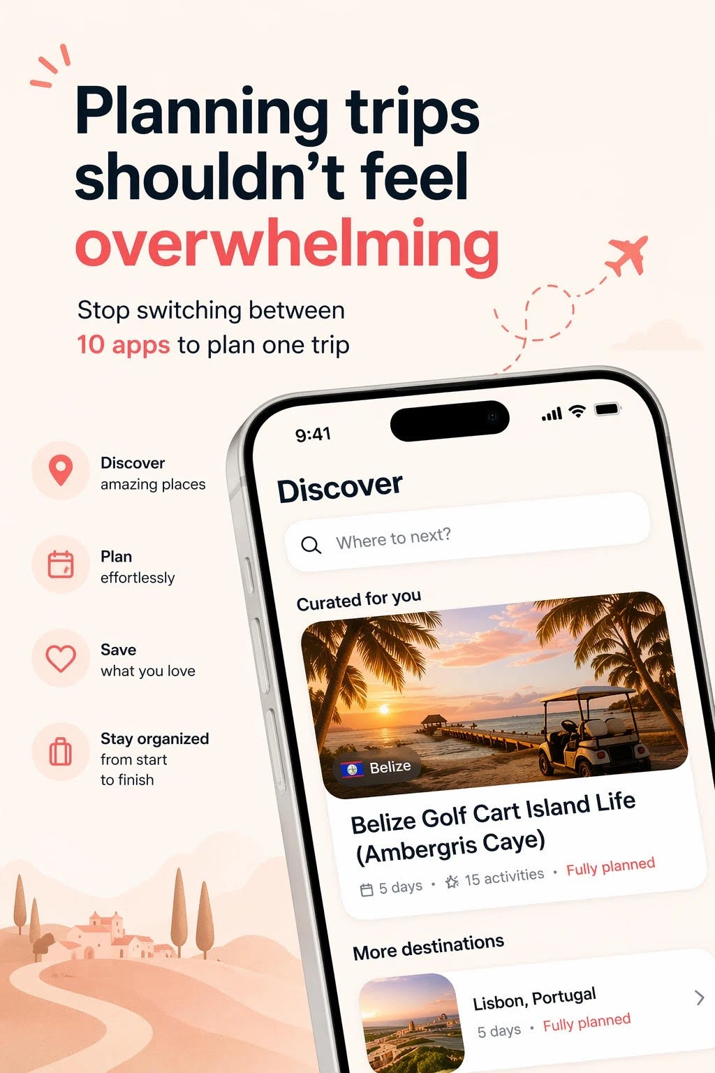 <span>Steal your next trip, not just ideas</span>
