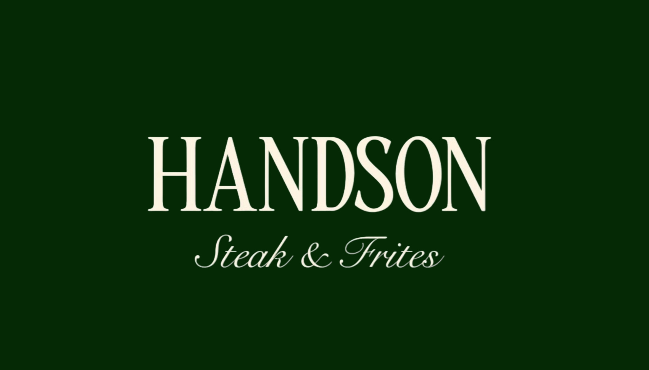 Handson Steak logo