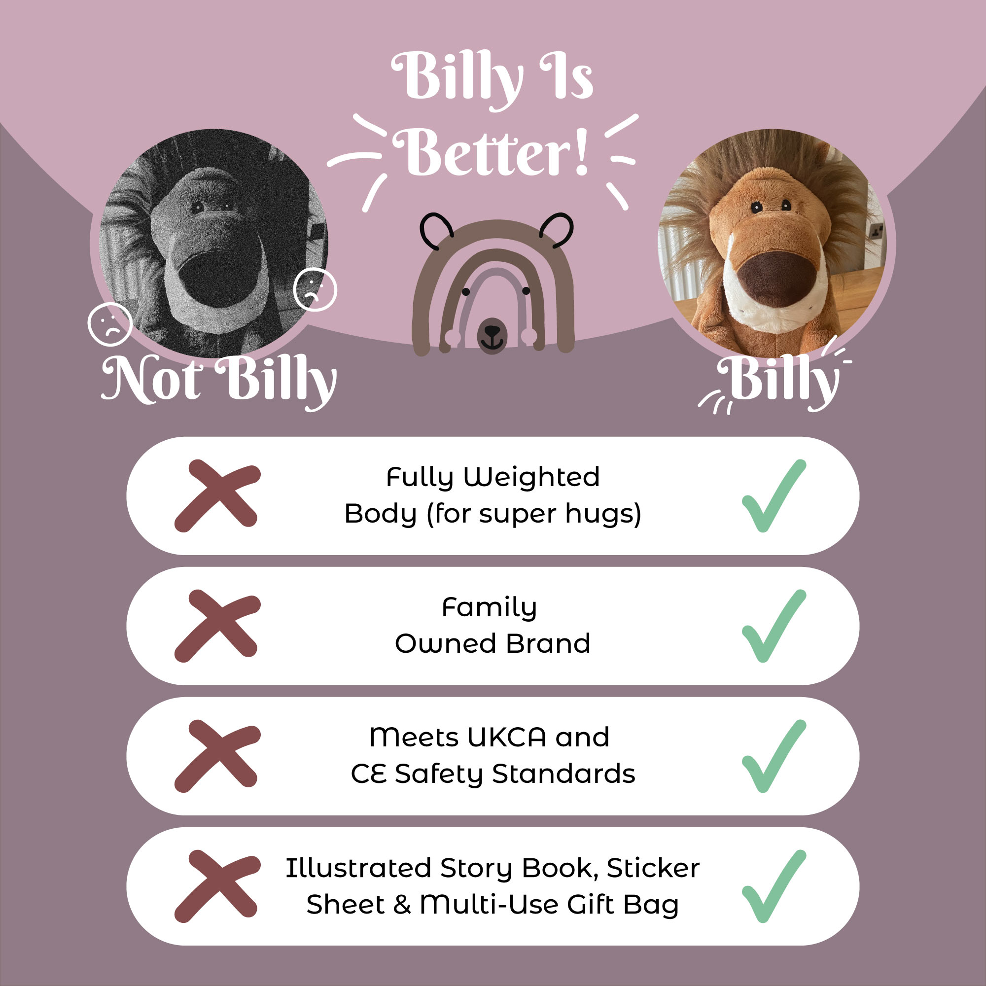 <span>Our Toys are Superior than Other Weighted Toys.</span>