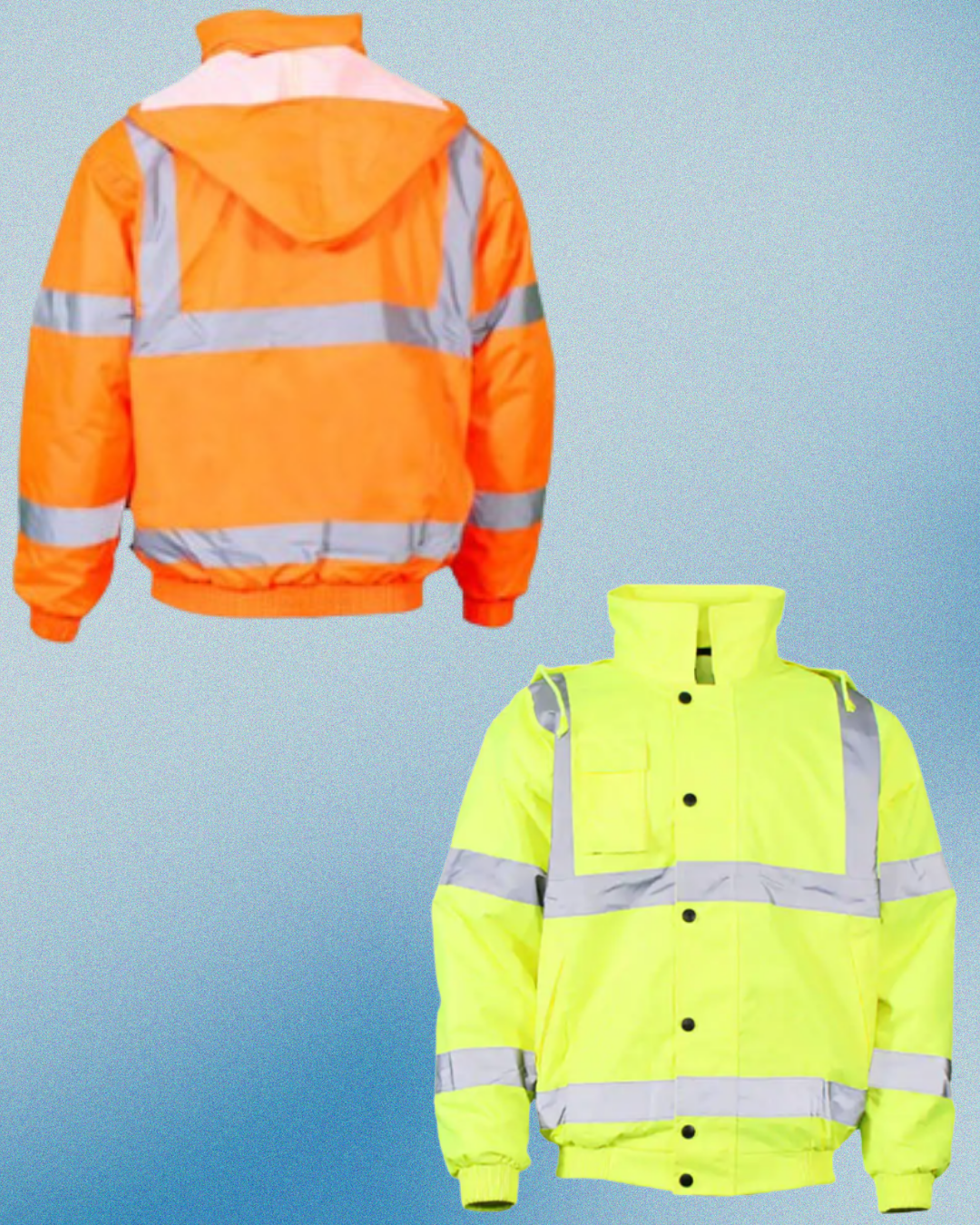 <span>High Vis Bomber Jacket (Yellow/Orange)</span>