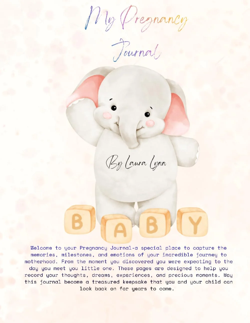 40 Week Pregnancy Journal