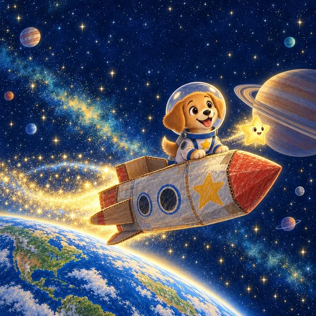 Portada del cuento personalizado La estrella perdida