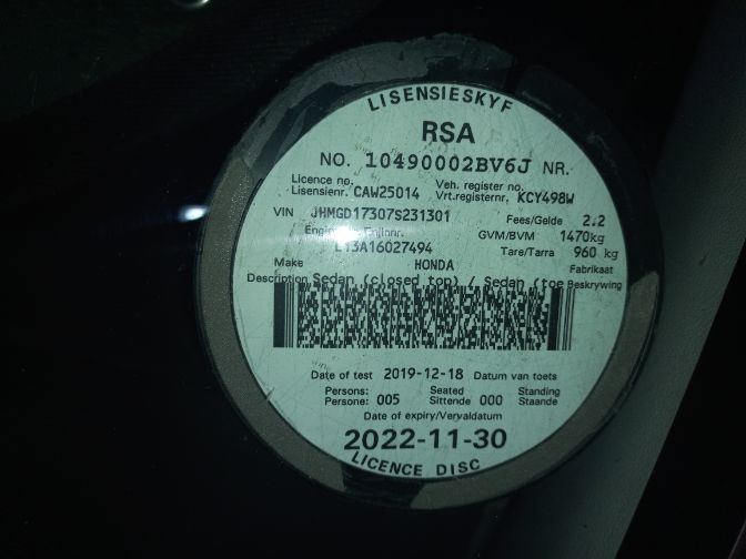 2008 Honda Jazz 1.4i LX thumbnail 8