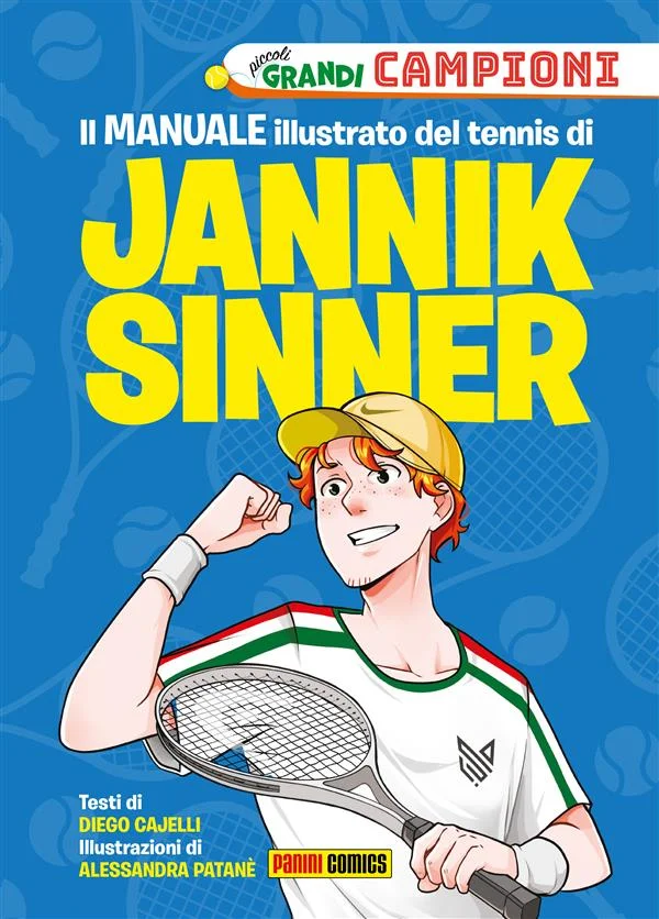 Il manuale illustrato del tennis di Jannik Sinner cover