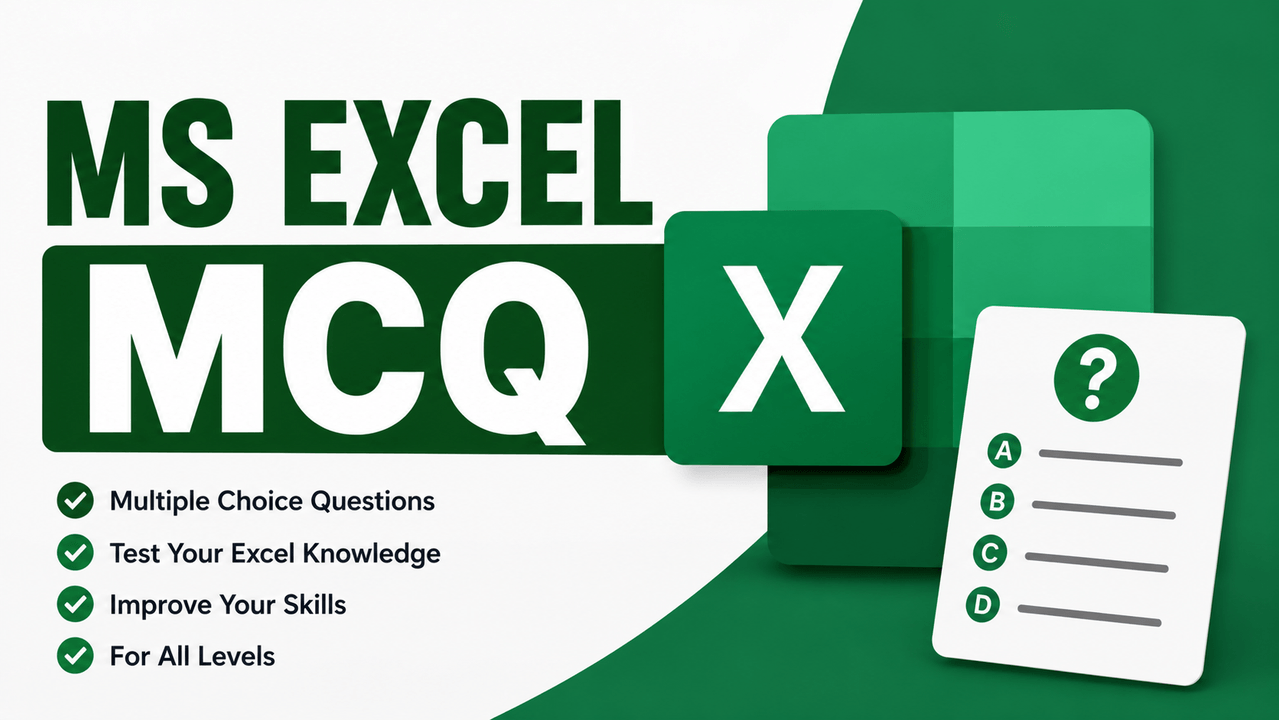 MS Excel MCQ