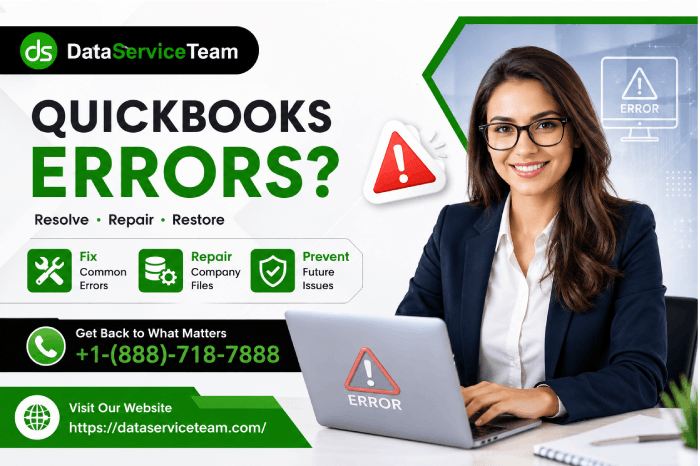 QuickBooks Common Errors - Data Service Team
