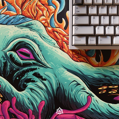 Kolorbeast Kolkrabba Deskmat by Archetype