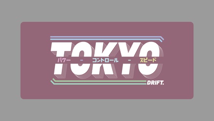 Tokyo Drift Patbingsu Deskmat