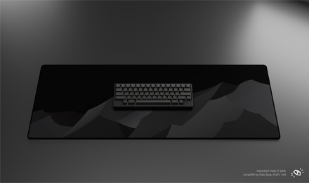 Mountain Deskmat - Dark