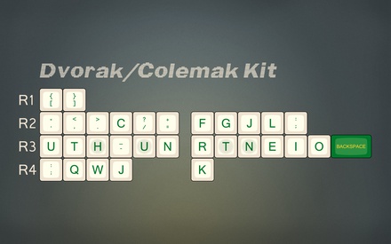 Dvorak & Colemak Kit