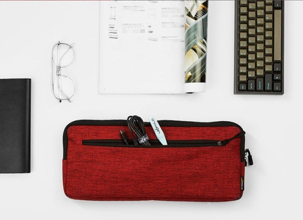 Leopold Keyboard Pouch-M size, (Compact Size) Red