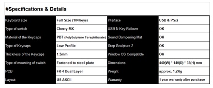 Leopold FC900R PD Black ANSI MX Clear