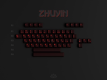 GMK Red Dragon Zhuyin kit