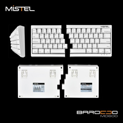 Mistel MD600 White ANSI MX Red