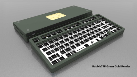 Bubble75 Keyboard Kit Premium [Green Gold]