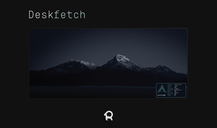 Arch Deskmat - Deskfetch