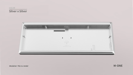 Ginkgo65 Pro - Silver x Silver case & PVD Gold logo & HS flexcut PCB [GB]