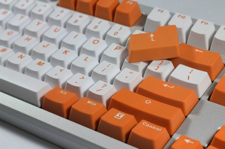 Vortex Orange - Bi-Color PBT Double Shot Keycap Set