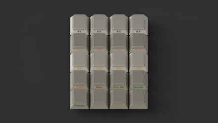 GMK Handarbeige Front Print Relegendables