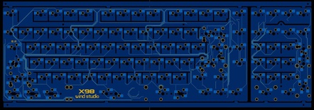 Wind x98 Wired Soldered PCB [GB]
