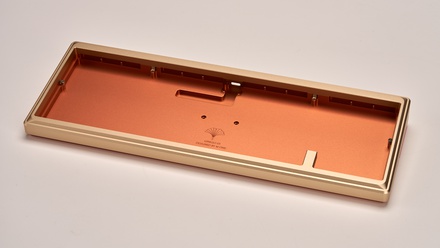 Ginkgo65 Pro - Champagne x Copper case & PVD Black logo & HS non-flexcut PCB [GB]