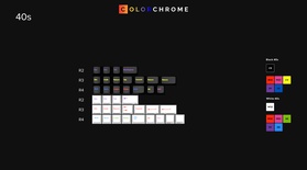 GMK Colorchrome 40s kit