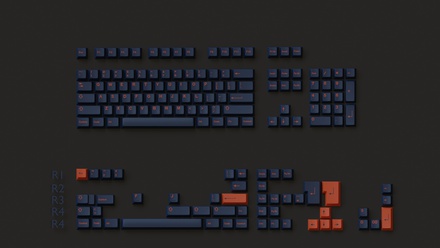 GMK Sunset Surfing Base Kit