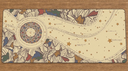 MW Voynich Deskmat - Stars