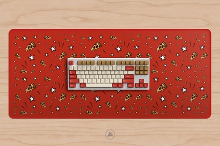 Pepperoni Red Icons Deskmat