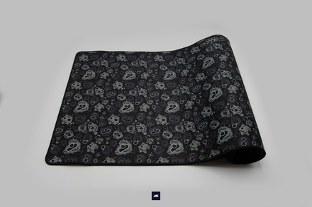 Cannonkeys Logo Pattern Grey Deskmat