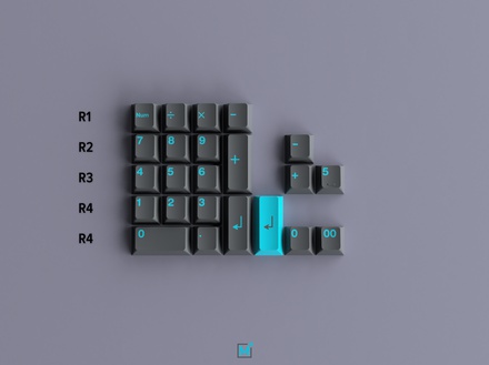 GMK Phosphorous Numpad kit