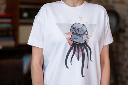 Clacktopus T-shirt White (M)