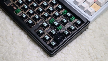 Ginkgo65 Pro - Black x Copper case & PVD Black logo & HS non-flexcut PCB [GB]