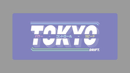 Tokyo Drift Future Waves Deskmat