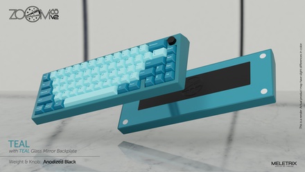 Zoom65 V2 Teal [Anodized  Black weight] [GB]