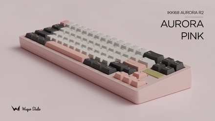 Ikki68 Aurora R2 - Aurora Pink Wired