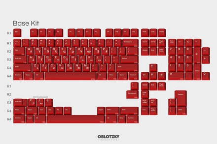 GMK Crimson Cadet base kit