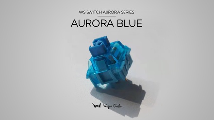 WS Switches - Aurora Blue (No Factory Lube) (10 pack)