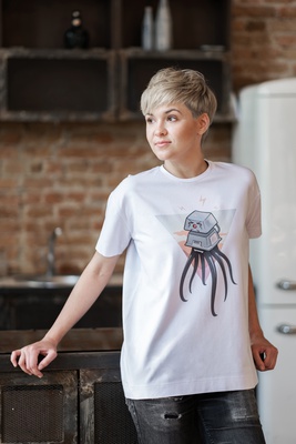 Clacktopus T-shirt White (S)