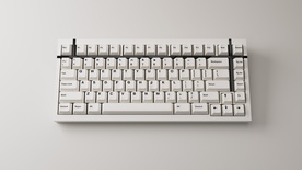BOX 75 Keyboard White PVD