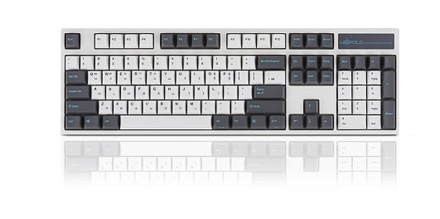 Leopold FC900R PD White and Grey ANSI MX Brown