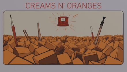 SeaCAPS Creams n' Oranges Deskmat