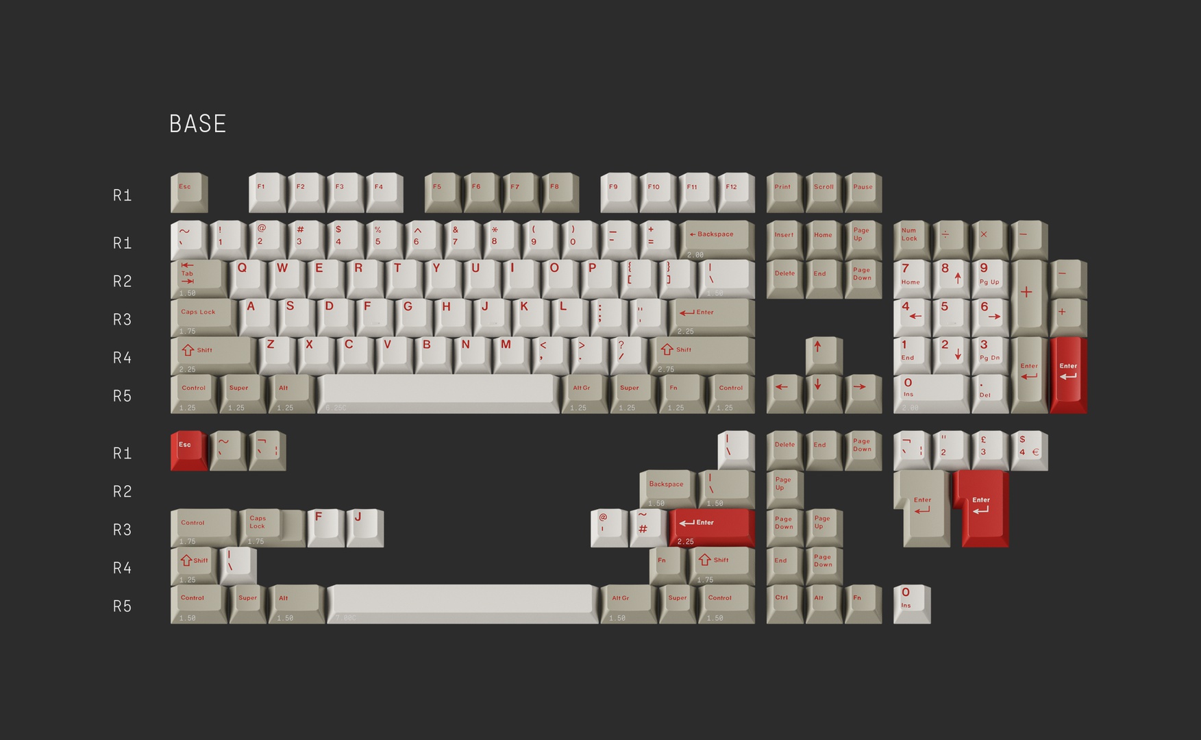 red alert keycaps