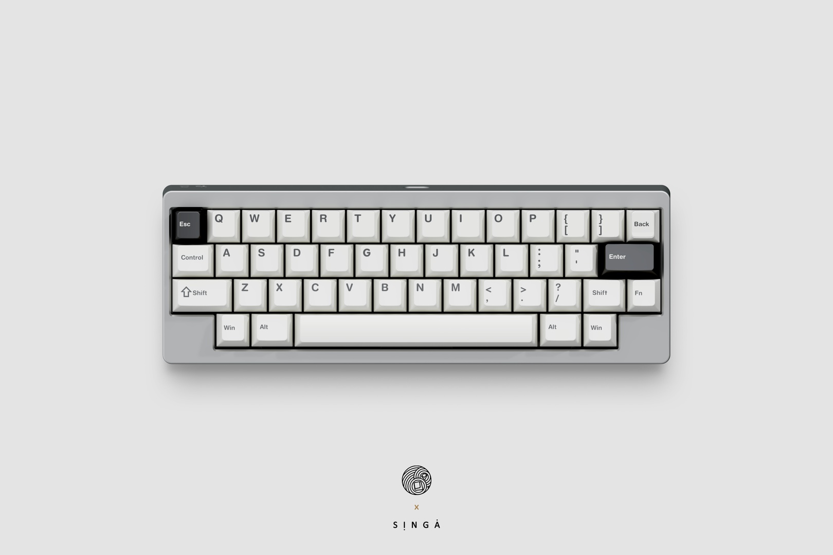 MONOKEI x Singa - Neko Hotswap PCB [Silver] | mykeyboard.eu