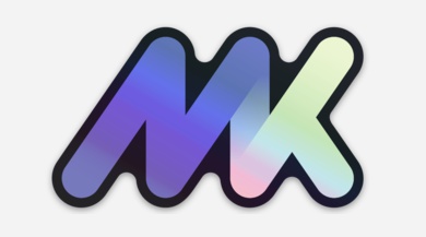 MK Holographic sticker