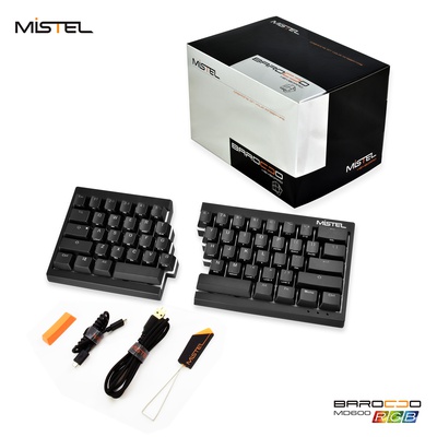 Mistel MD600 RGB Black ANSI MX Red