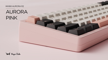 Ikki68 Aurora R2 - Aurora Pink Wired