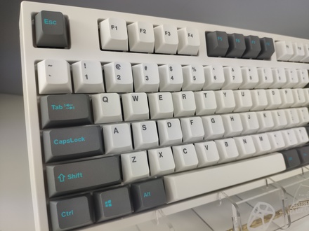 Leopold FC750R PD White and Grey ANSI MX Silent Red