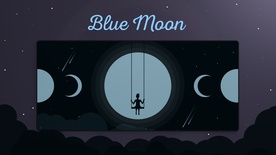 Lonely Nights - Blue Moon Deskmat [Pre-order]