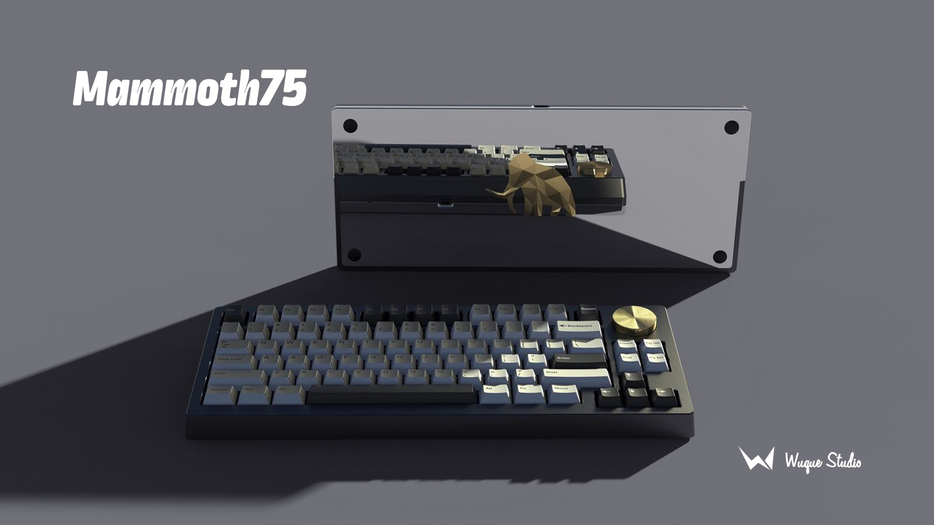 Mammoth75 with Aluminum PVD 自作キーボード | nate-hospital.com